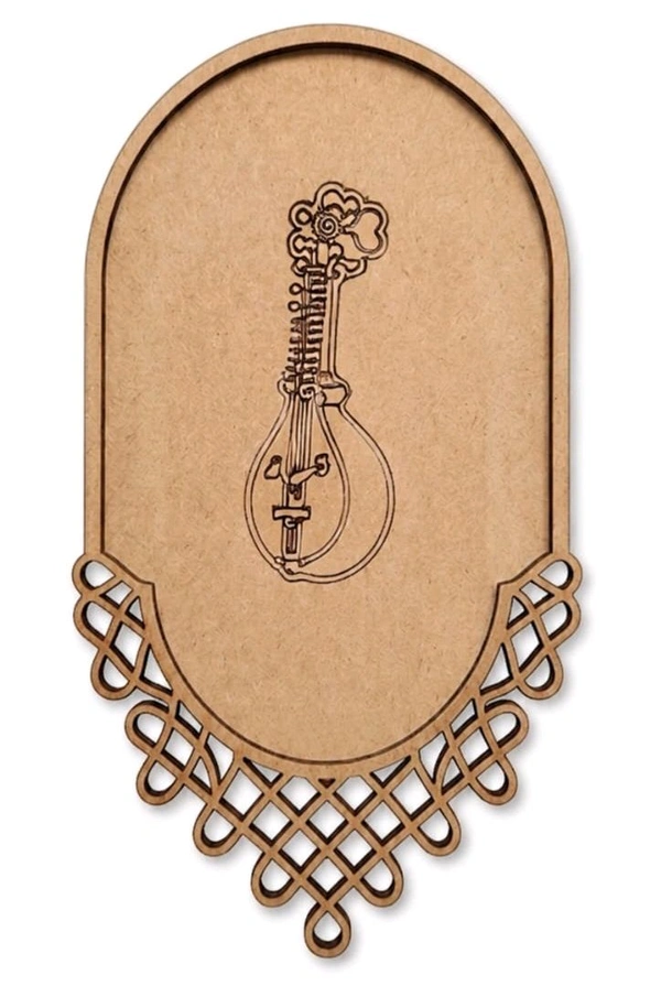 Kolam & Dance Theme Wall Hanging-set Of 4 - Tabla