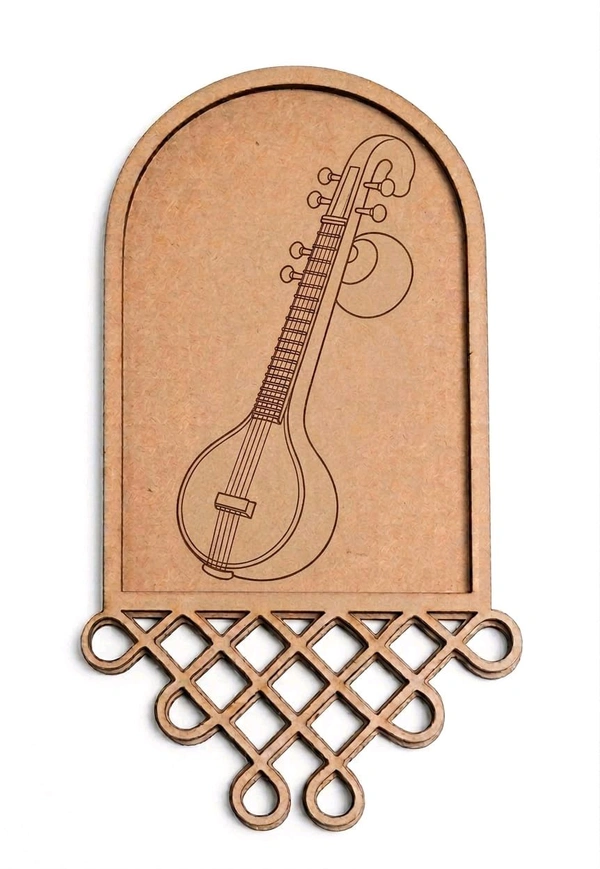 Kolam & Dance Theme Wall Hanging-set Of 4 - Veena