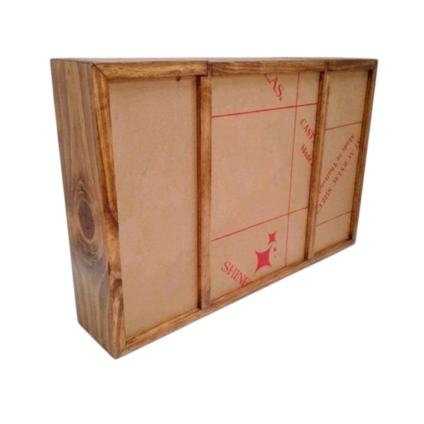 Walnut Finish Kaleera 3 Part Frame - 18 * 14 * 2 inches