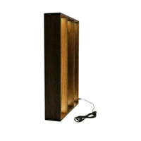 Teakwood LED 3 part Long Varmala Frame- Mdf Base - 15 * 12 * 2 inches