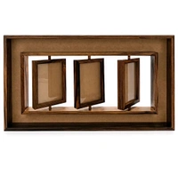 Teakwood Rotating Preservation Frame With MDF Base