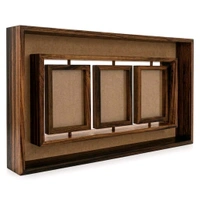 Teakwood Rotating Preservation Frame With MDF Base