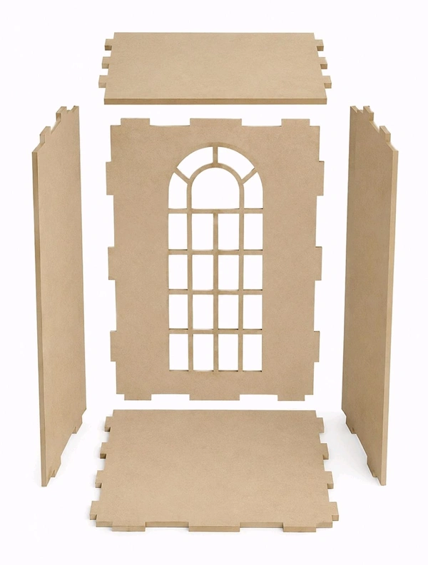 DIY Miniature Book Nook / Victorian Library Wing/ Library Room Box