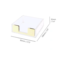 Acrylic Sticky Note Holder / Post Note Pad Holder - 10 pieces, without branding