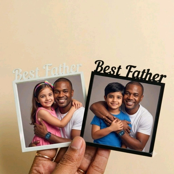 Double Layer Photo Frame Fridge Magnet Rakshabandan Special - black, 10 pieces, best sister