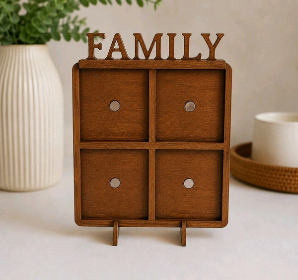 Wooden Family Frame - 2 pieces