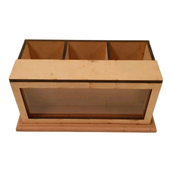 Shadow Box Pen Stand 3 Slots
