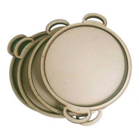 Round Tray With Handle