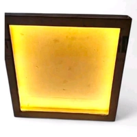 MDF 4 Side LED Shadow Box Acrylic Lid - 8 x 8 x 2 Inches