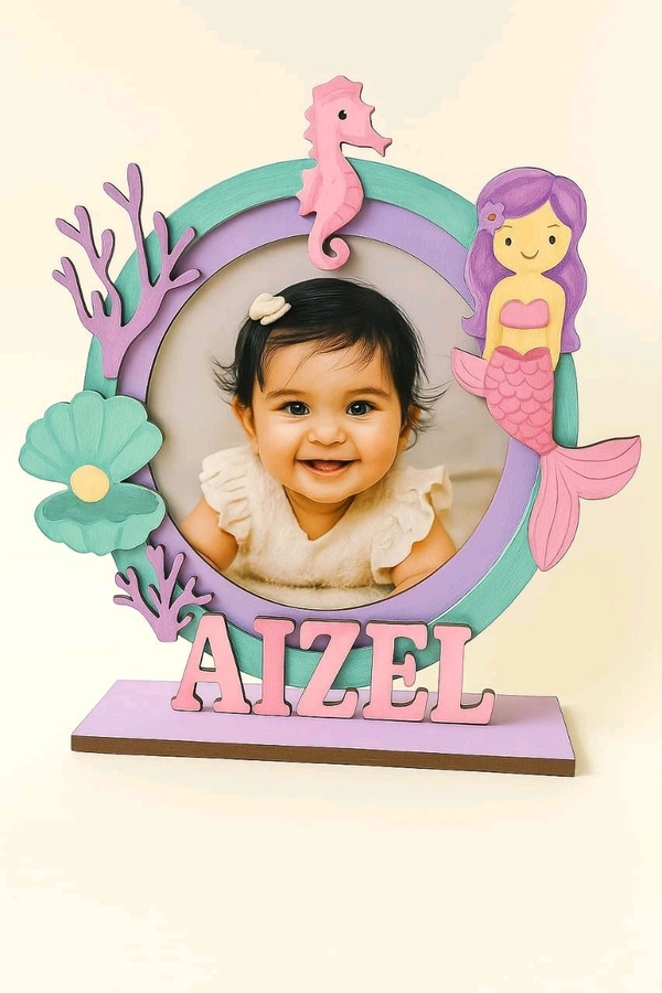 Kids Name Board  Marmaid Theme