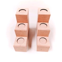 3 Step Tea Light Holder - 1 Pair