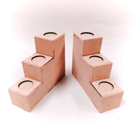 3 Step Tea Light Holder - 1 Pair