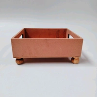 Square Tray With Beautiful Legs - 10 x 10 x 3 Inches