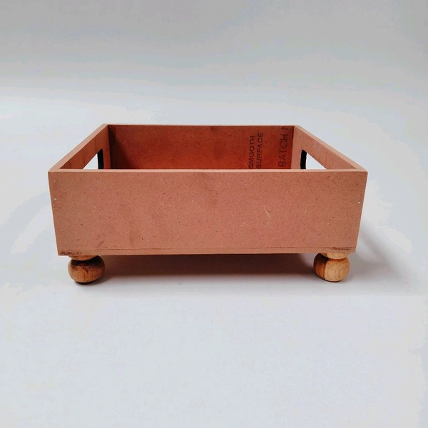 Square Tray With Beautiful Legs - 10 x 10 x 3 Inches
