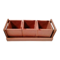Dry Fruits Jar & Tray Set Without Lid - Small Set