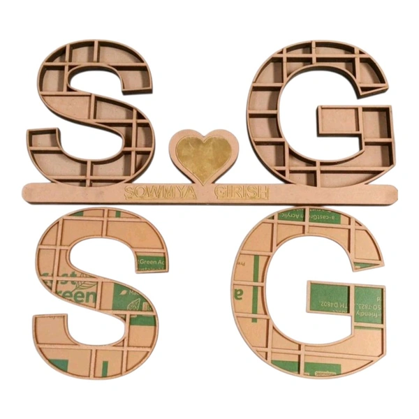 Miniature Alphabet Bookshelf - Couple - 6 Inches