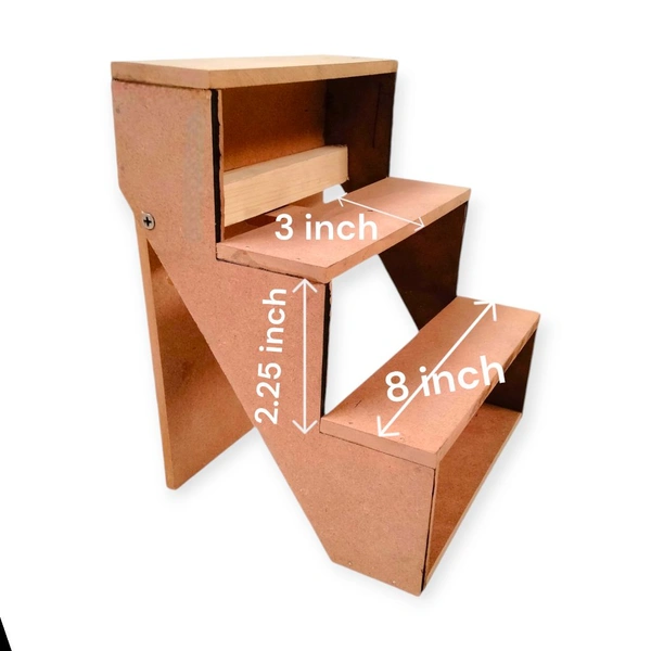 3 Step Foldable Golu Padi / Display Stand - Step Size - 10 Inches