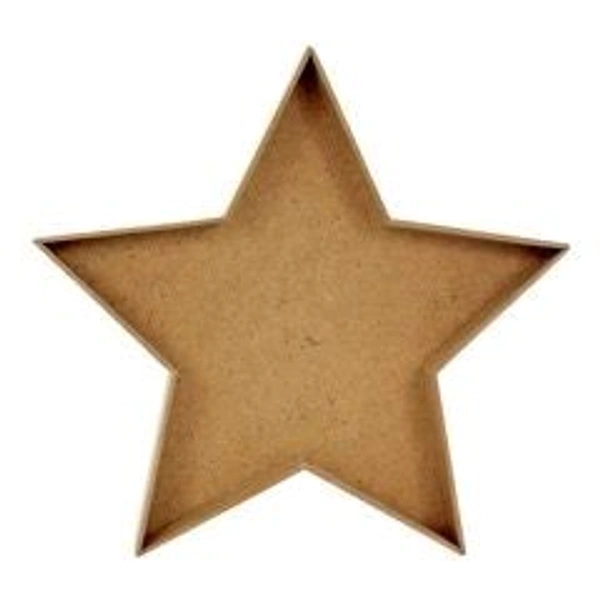 Star Box Chocolate / Flower / Fry Fruits Fillable Box For Hamper Making Charcuterie Board Wooden  - 8 Inches