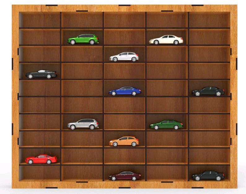 50 Hot Wheels Display Stand Rack