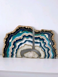 3 Pc Geode Wall Decor