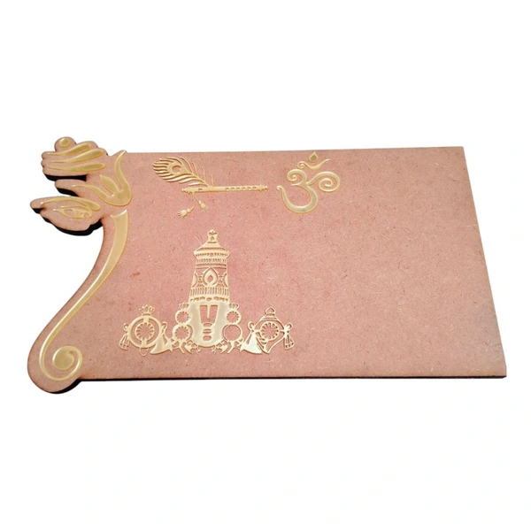 Ganesha Nameboard With Balaji And Om - 6mm