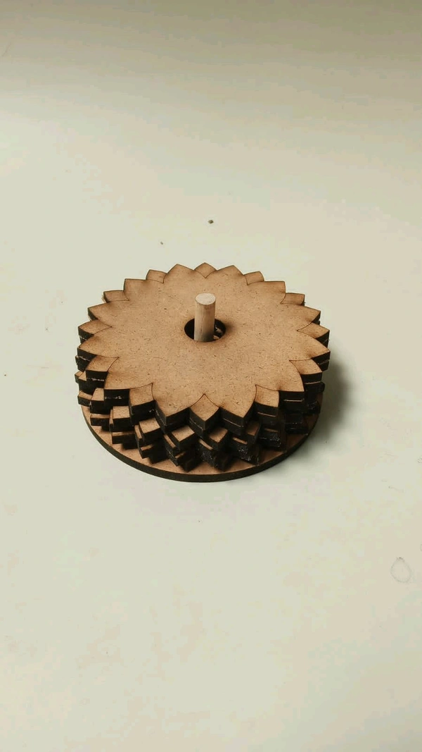 Floral Coaster Set With Stand - 6