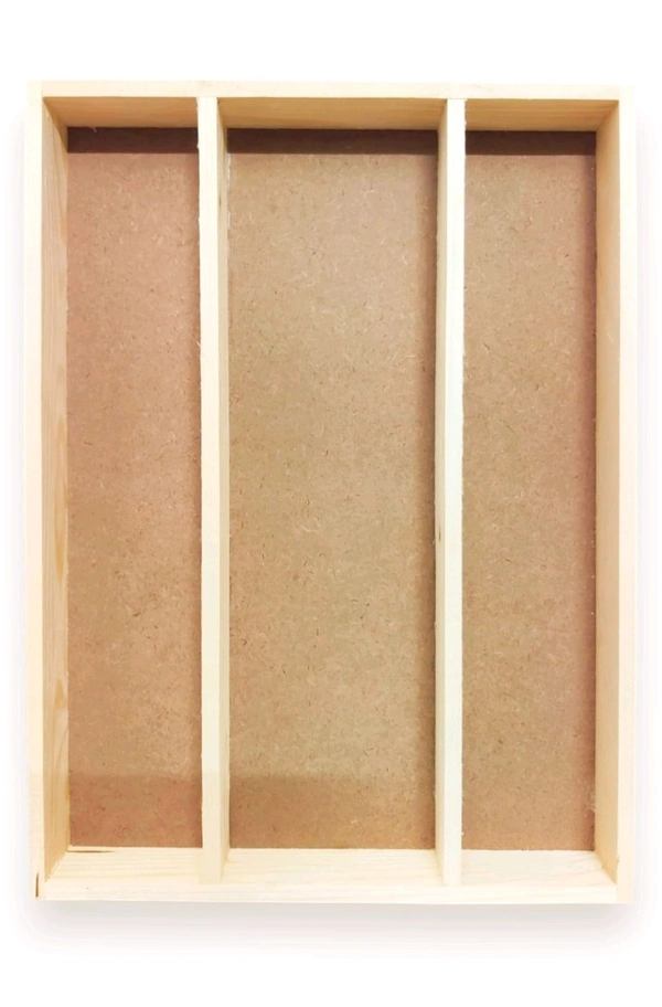 Pinewood Wooden Varmala Preservation Frame with Space For Photo -  Potrait - 24 * 18 * 2 Inches