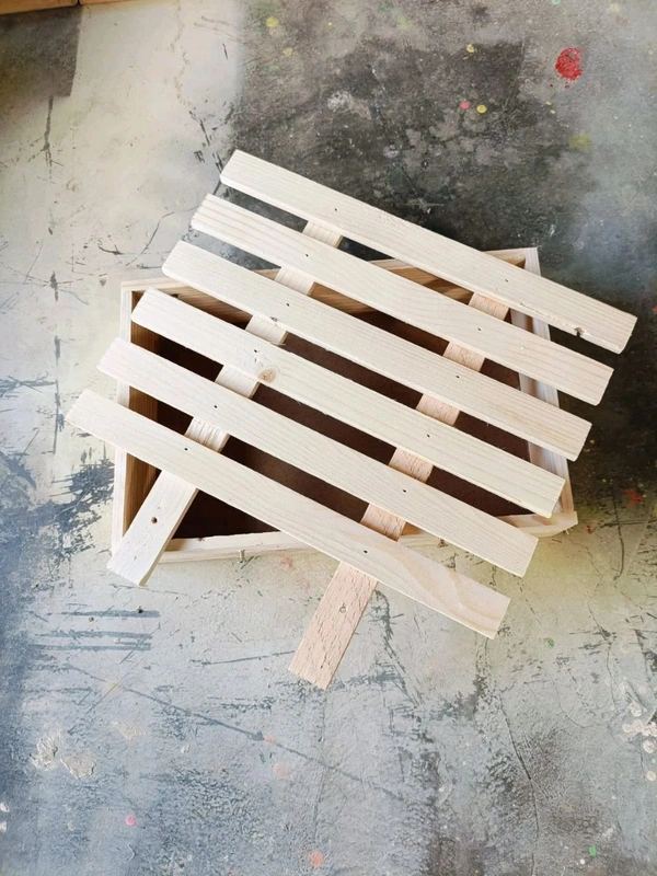 Pine wood tray fense 12×8 inches for Decoration or Gifting Wooden Hamper