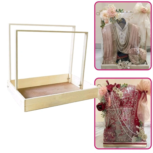 Wooden Basket Hamper for Gift Decoration – 12x18x2.5 inches