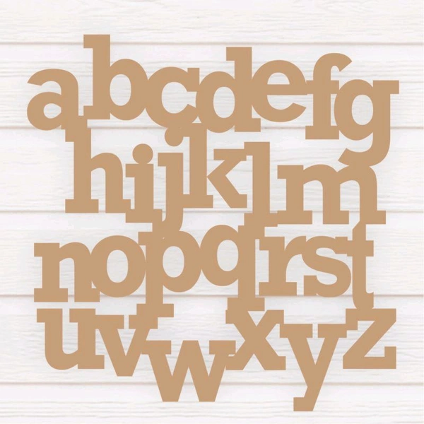 Wooden Alphabet - kids - Fridge Magnet Return Gift L - Set Of 5