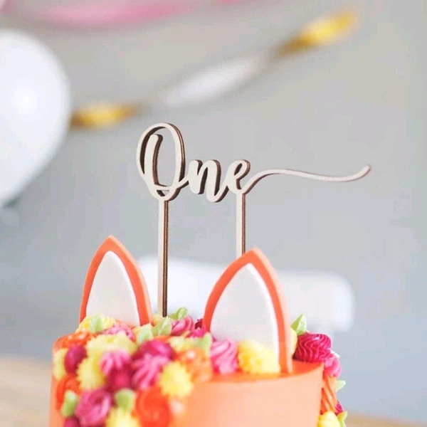 One Year Cake Topper