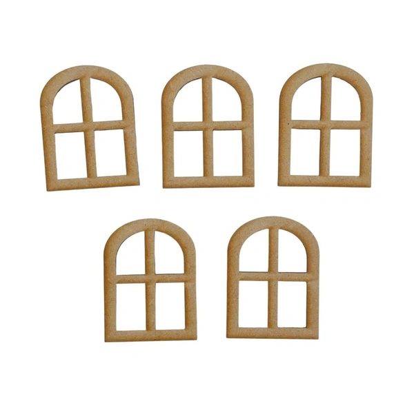 Miniature Vintage Window 3 - Set Of 5