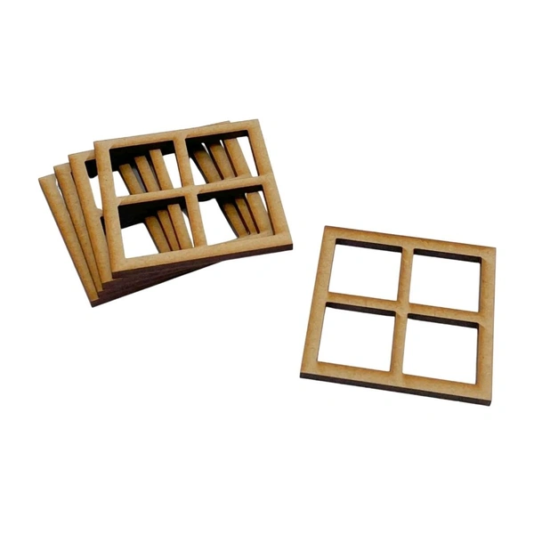 Miniature Vintage Window 3 - Set Of 5
