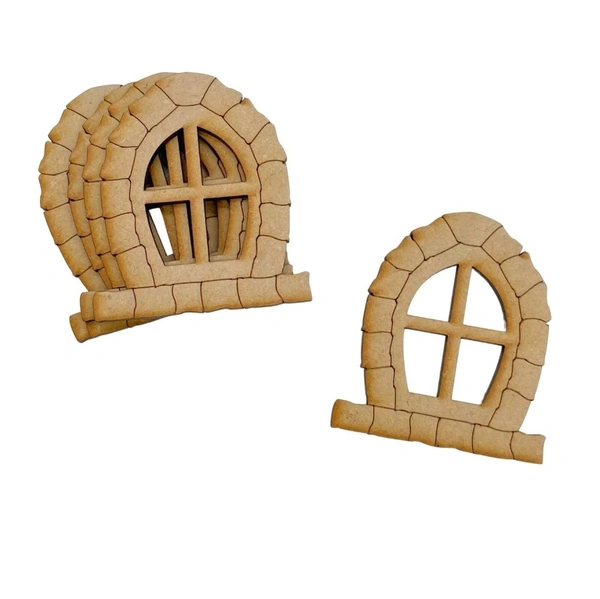 Miniature Vintage Window 7 - Set Of 5
