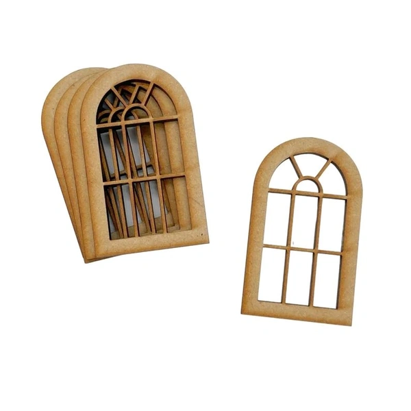 Miniature Vintage Window 8 - Set Of 5