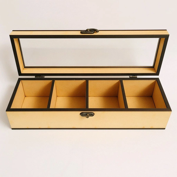 Watch Box - 4 Slot & Acrylic Lid