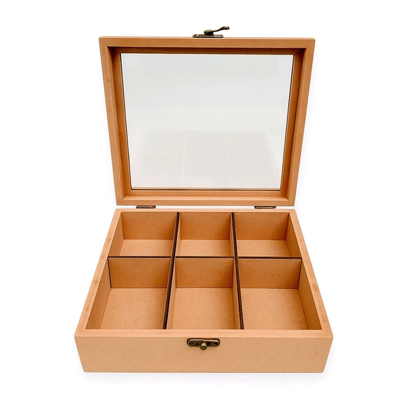6 Slot Watch Box with Acrylic Lid