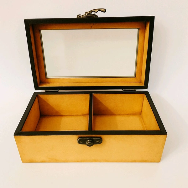 2 Slot Watch Box With Acrylic Lid