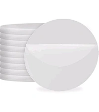 Round Acrylic for DIY Project - 4 Inch, White