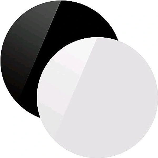 Round Acrylic for DIY Project - 12 Inch, Black