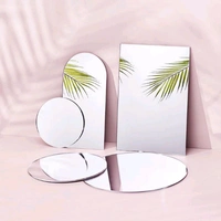 ACRYLIC MIRROR PROPs For Photoshoot - Set Of 5, Gold