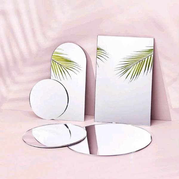 ACRYLIC MIRROR PROPs For Photoshoot - Set Of 5, Gold
