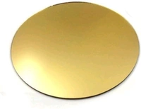 Round Mirror Acrylic for DIY Project - 10 Inch, Silver