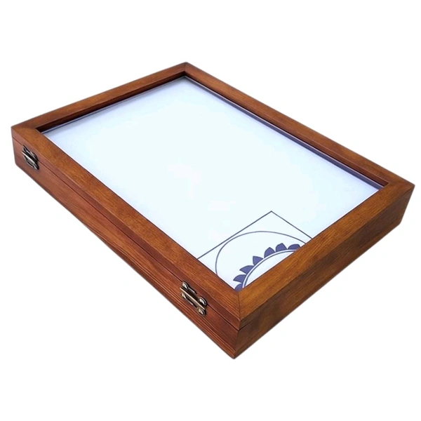 Teakwood - Shadow Box / Gift Box / Storage Box - Magnetic Closure - 4 * 4 * 1 Inch
