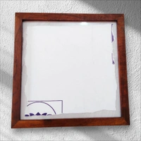 Teakwood - Shadow Box / Gift Box / Storage Box - Lock Box - 6 * 6 * 1 Inch