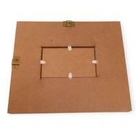MDF Double Floating Varmala Preservation Frame With Gold Border - 12 * 10 * 1 Inch