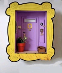 Miniature Friend's shelf fridge magnet - 1 Pc