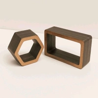Miniature Wall Shelf / Frame - Set Of 9 Pcs