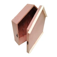 Hut Shape Box Style Key Holder - 10 * 10 * 2 Inch