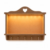 Shadow Box with Key Holder - 12 * 8 * 2.5 inches